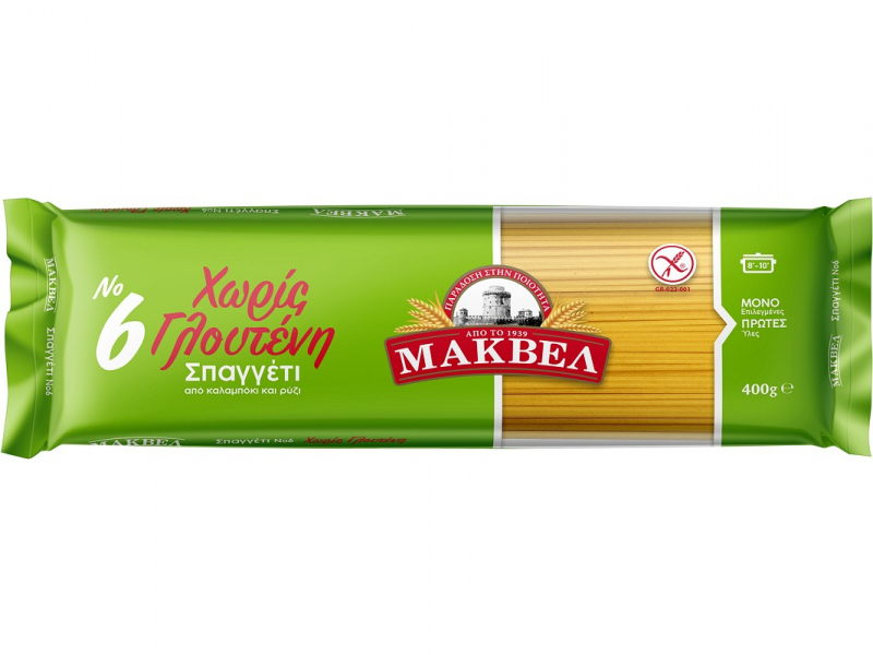 Glutenfrei Spaghetti Nr. 6 Makvel 500 g